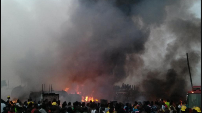Fire Razes Saraki Market in Ilorin
