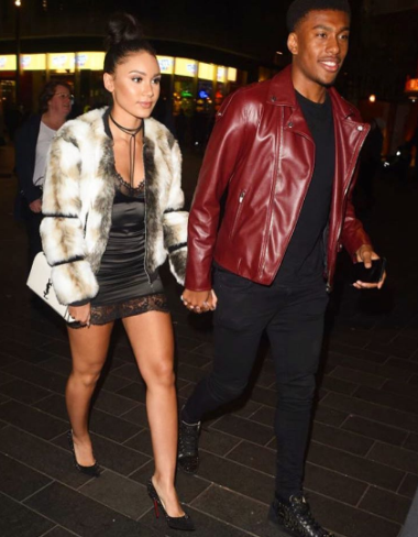 Footballer, Alex Iwobi steps out with his beautiful girlfriend (photo)