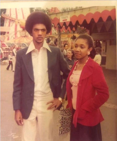 Checkout This Epic Throwback Photo Of Ben Bruce And His Sister In London.