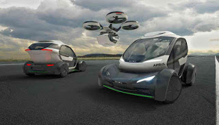 This is massive! Airbus reveals its first flying car concept at the 2017 Geneva Motor Show