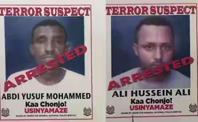 Photos: Kenyan Police arrests suspected ISIS terrorists