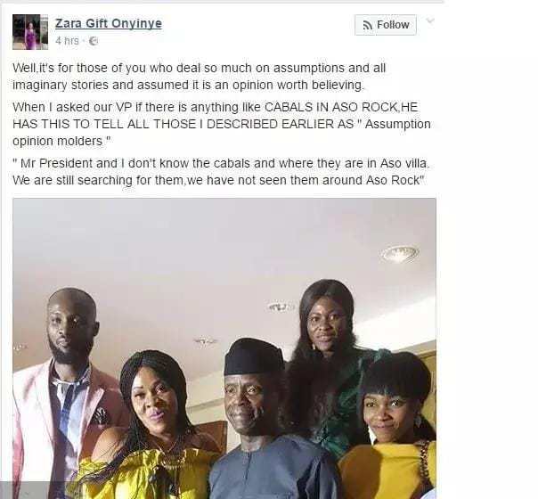 Woman asked Professor Yemi Osinbajo about corruption cabals in Aso Rock, See the strong reply he gave