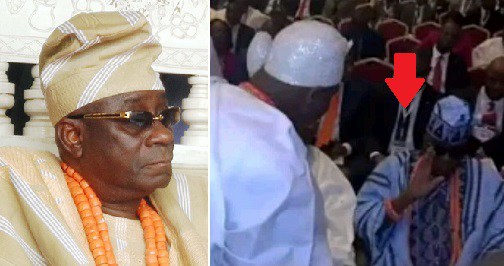 “I did not snub Ooni of Ife,” — Oba Akiolu explains the meaning of the “hand sign” he made