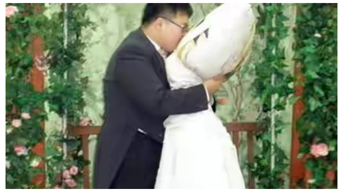 Man loves his pillow so much that he ended up marrying it