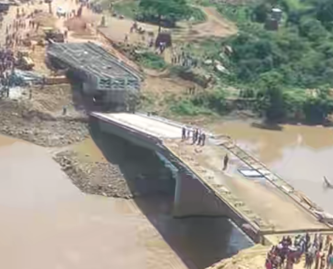 $12m bridge collapses two weeks after presidential inspection