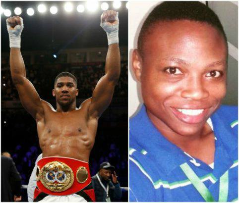 Between Anthony Joshua and a Nigerian man asking if ‘there’s anything for the boys’