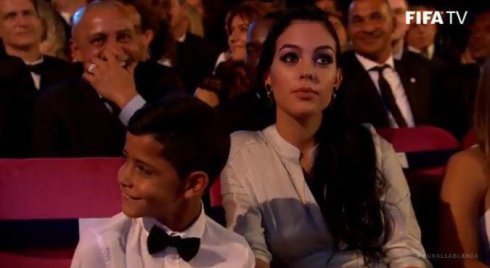 Cristiano Ronaldo Jr’s shock reaction when his dad was named FIFA’s Best