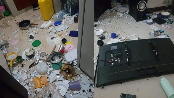 Nigerian lady destroys properties at lover’s house after disagreement