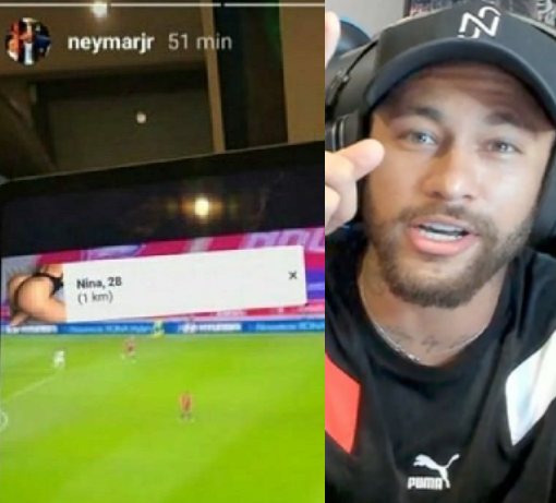 Neymar caught watching illegal stream with X-rated images of women popping  up - illuminaija