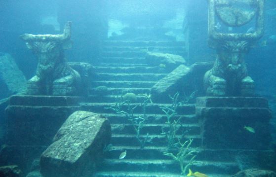 real underwater ruins