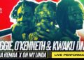 DOWNLOAD Reggie, O’Kenneth & Kwaku DMC – Obaa Hemaa x Oh My Linda (Live) mp3