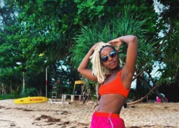 Thuso Mbedu marks sister’s birthday with a solo vacation (Photos)