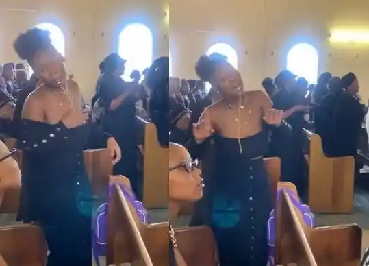 Popular whistle girl goes to church (Video)