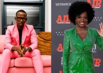 Zakes Bantwini gives Viola Davis her flowers