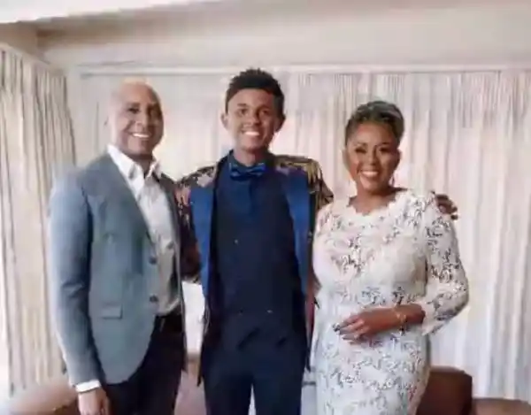 Basetsana Kumalo gushes over her son after his matric dance (Video)