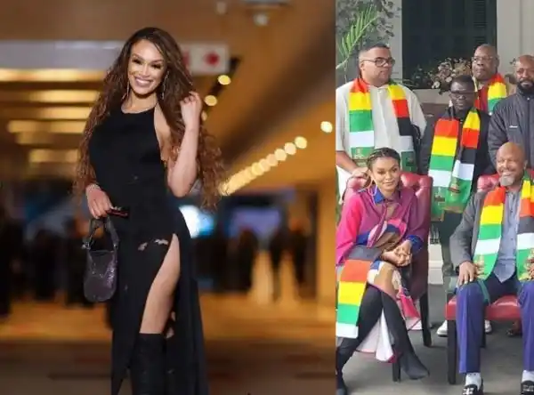 Pearl Thusi on her visit to Zimbabwe – I was tricked to wear the Zanu- PF scarf