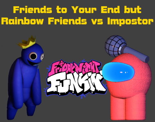 Roblox Rainbow Friends Blue V1 Mod Explained in fnf 